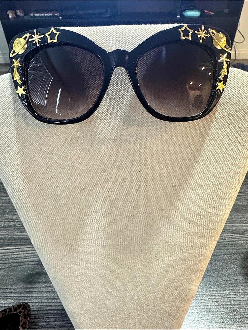 Torrid Black & Gold Celestial Sunglasses